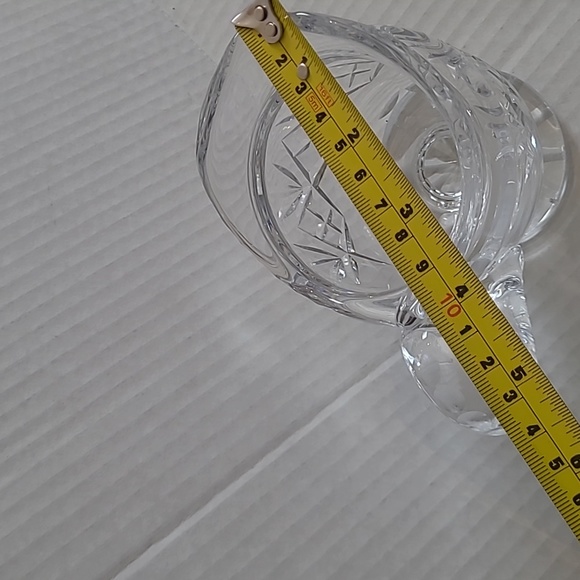 A04: Vintage  Lead Crystal Footed Gravy/Sauce - Picture 6 of 6